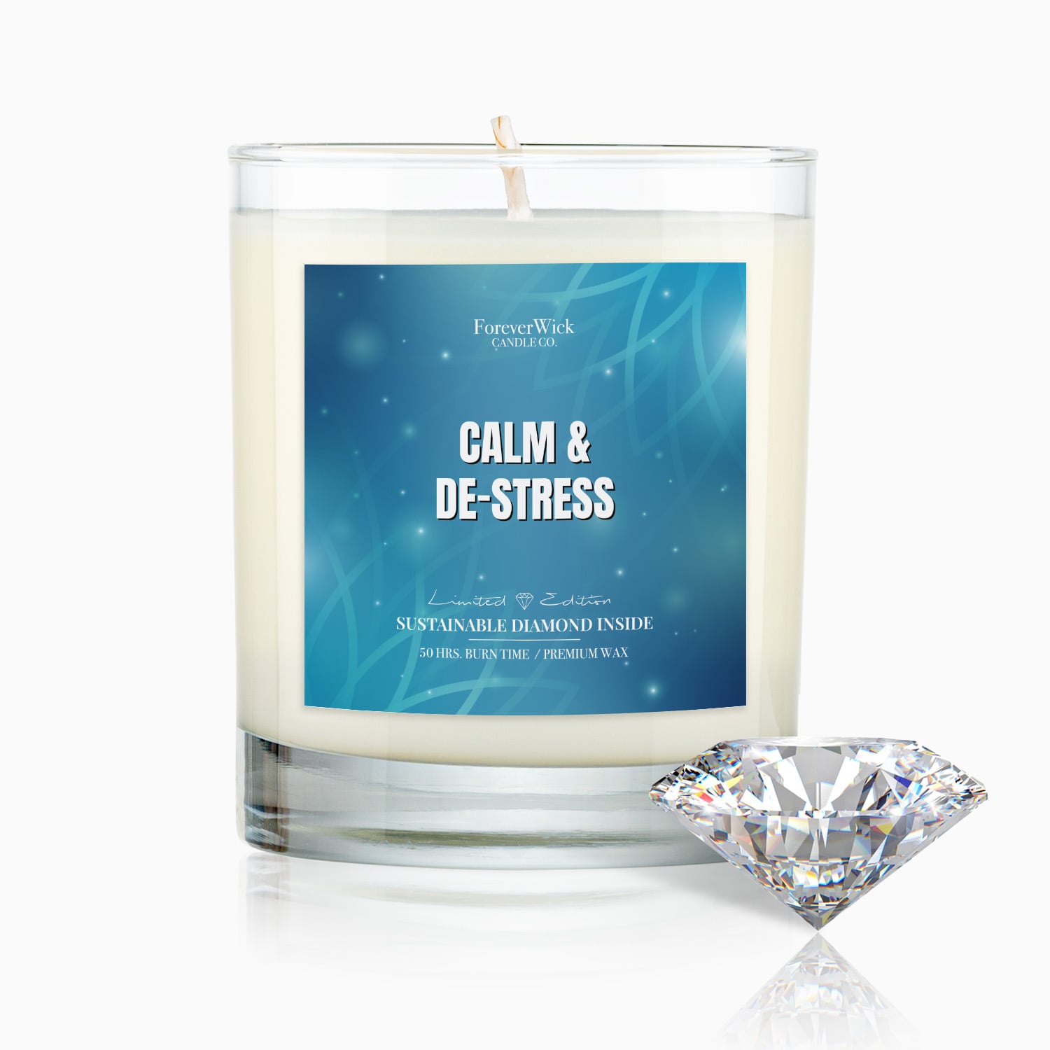 Calm & De-stress Diamond Candle