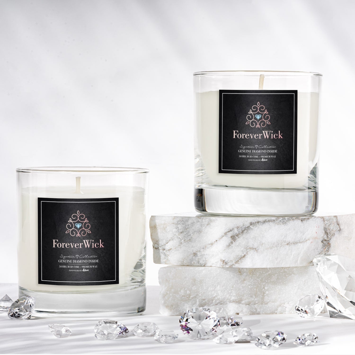 The ForeverWick Diamond Candle