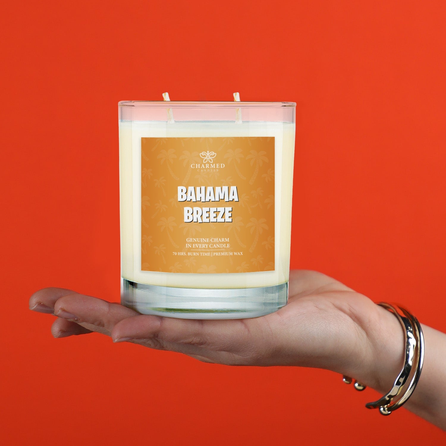 Bahama Breeze 'Surprise' 14K Gold Charm Candle