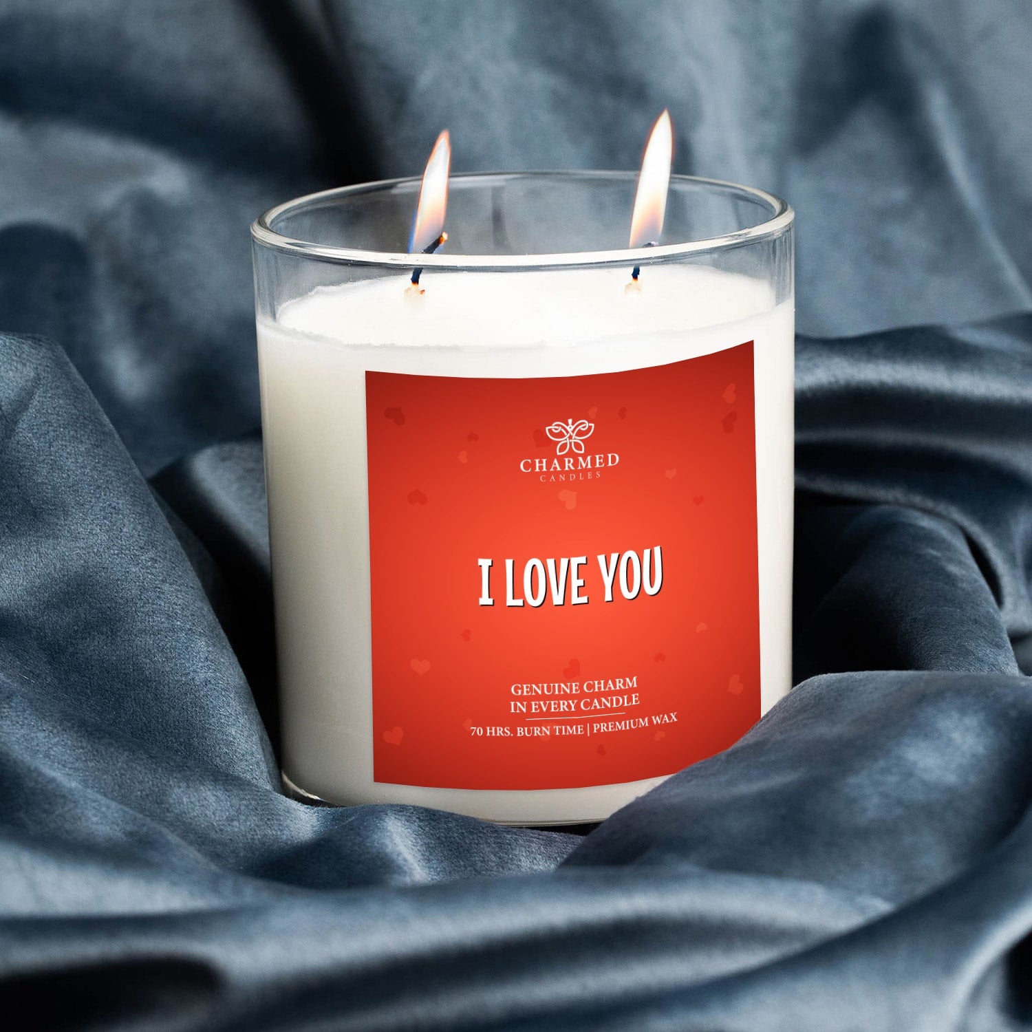 I Love You 'Surprise' 14K Gold Charm Candle