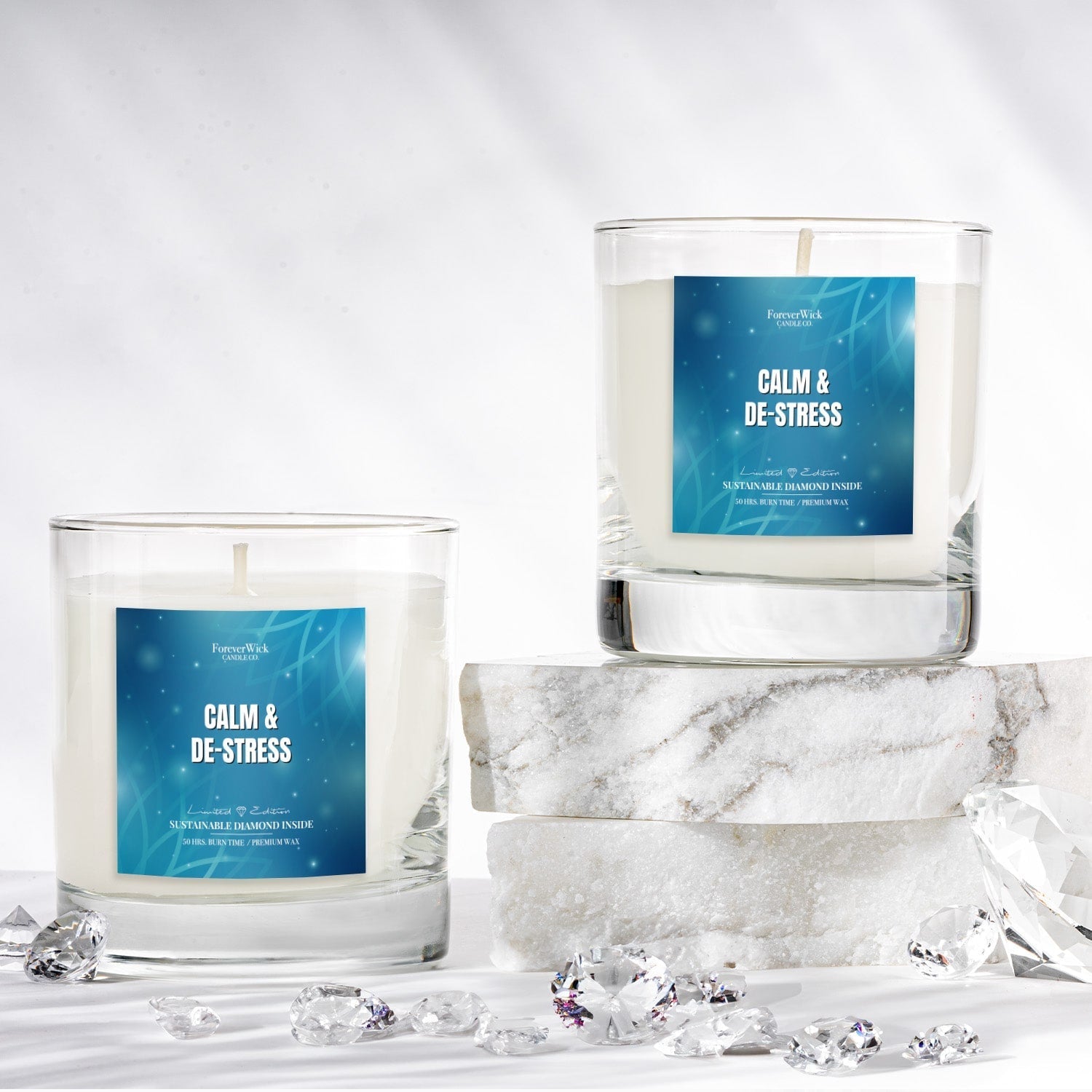 Calm & De-stress Diamond Candle