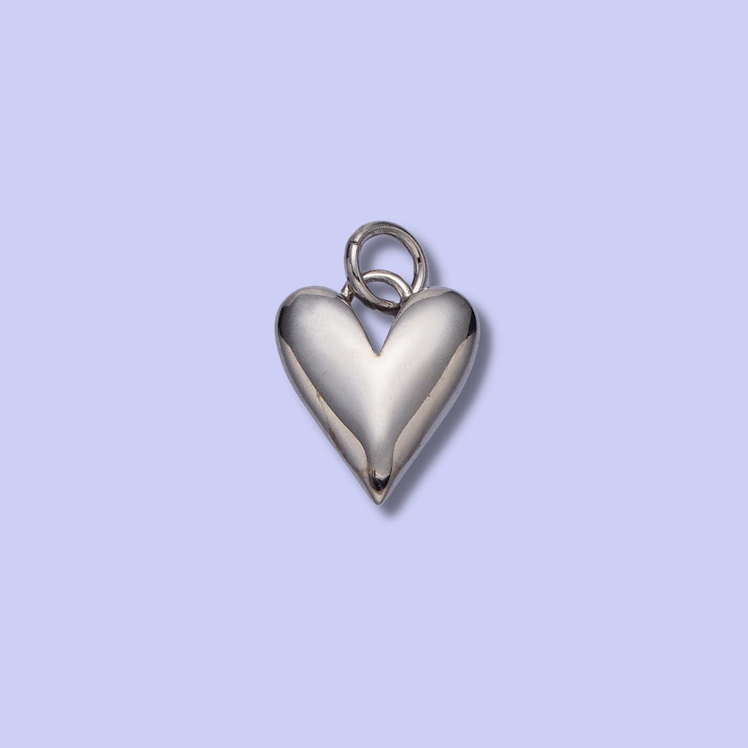 Valentine's Radiant Heart Charm - 16K Gold